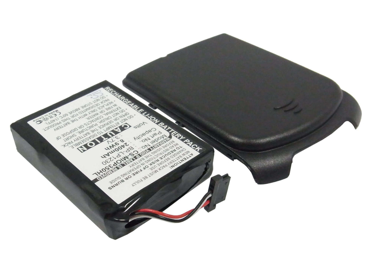 3,7V, Li-ion, 2400mAh, batterie GPS compatible avec Mitac, 541380530005, Mio P350, Mio P550, 8,88Wh GPS, Navigator Cameron Sino Technology Limited (Suspendu)