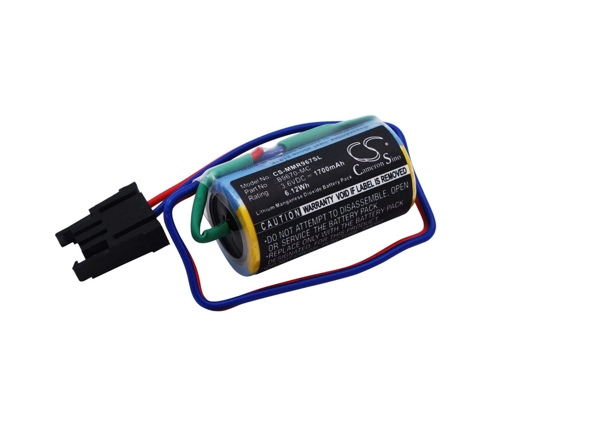 PLC Battery for Mitsubishi A1fxcpu Robot Control Plc, A1fx Cpu Robot Control Plc, A Series Plcs 3.6v, 1700mah - 6.12wh PLC Cameron Sino Technology Limited