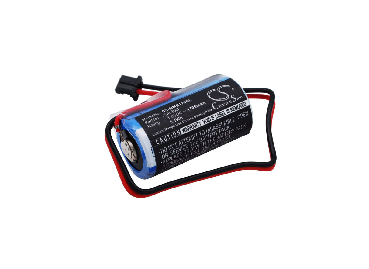 PLC Battery for Mitsubishi Q02cpu, Q02hcpu, Q06hcpu 3.0v, 1700mah - 5.10wh PLC Cameron Sino Technology Limited
