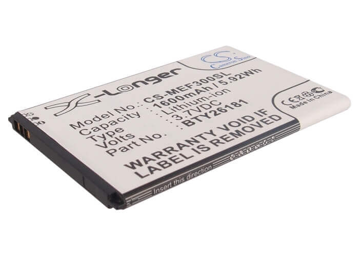 3.7V, Li-ion, 1600mAh, SmartPhone battery fits Mobistel, Bty26181, Cynus F3, Mt-7511, 5.92Wh Mobile, SmartPhone Cameron Sino Technology Limited (Smartphone)