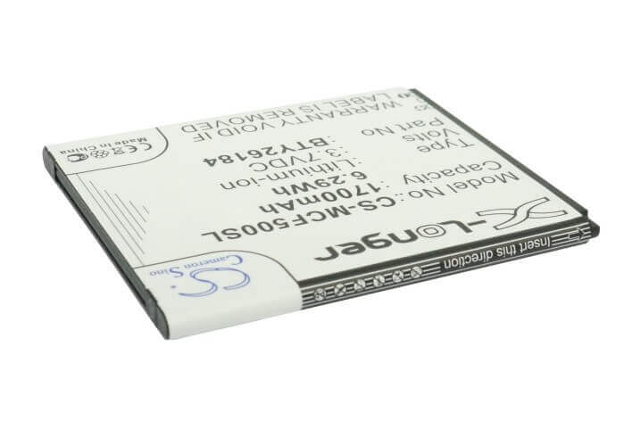 3.7V, Li-ion, 1700mAh, SmartPhone battery fits Mobistel, Bty26184, Cynus F5, Mt-8201b, 6.29Wh Mobile, SmartPhone Cameron Sino Technology Limited (Smartphone)