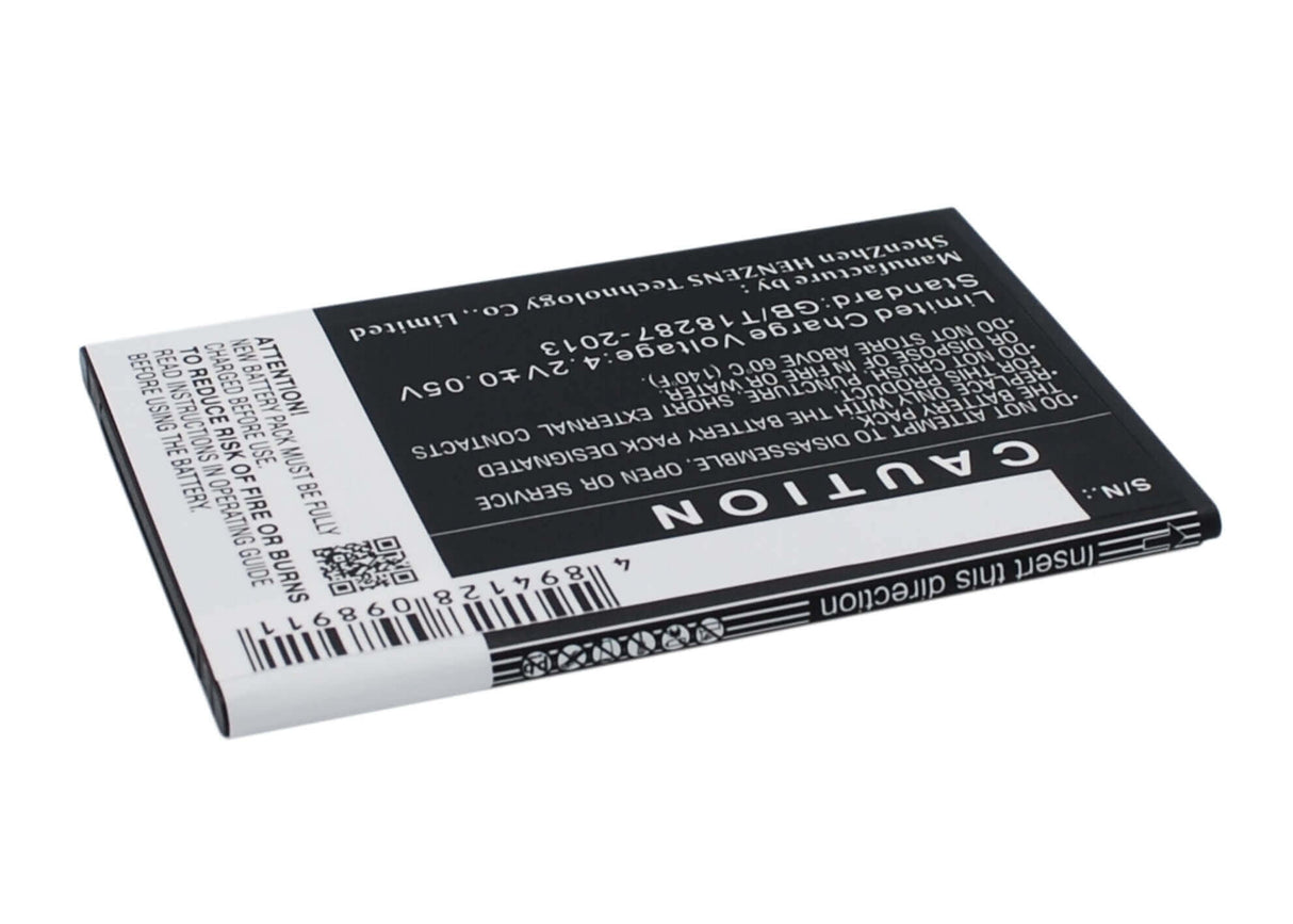 3,7V, Li-ion, 2600mAh, batterie de smartphone compatible avec Mobistel, Bty26186, Cynus T7, Mt-600s, 9,62Wh Mobile, Smartphone Cameron Sino Technology Limited (Smartphone)