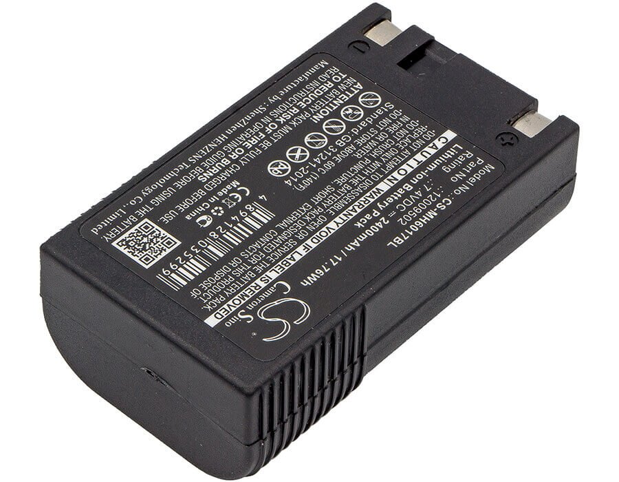 7.4V, Li-ion, 2400mAh, Portable Printer battery fits Sierra, Pathfinder, Paxar, Monarch, 120095, 6017 Handiprint, 6032, 17.76Wh Portable Printer Cameron Sino Technology Limited