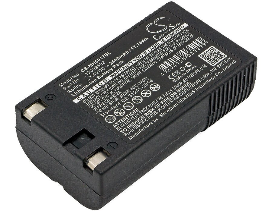7.4V, Li-ion, 2400mAh, Portable Printer battery fits Sierra, Pathfinder, Paxar, Monarch, 120095, 6017 Handiprint, 6032, 17.76Wh Portable Printer Cameron Sino Technology Limited