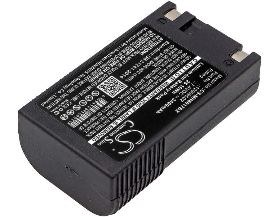 7.4V, Li-ion, 3400mAh, Portable Printer battery fits Handiprinter, Sierra, Pathfinder, Paxar, Monarch, 120095, 6017, 25.16Wh Portable Printer Cameron Sino Technology Limited