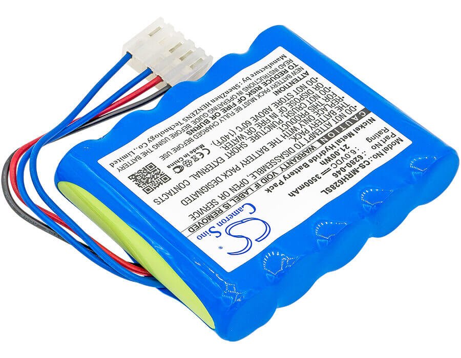 6.0V, Ni-MH, 3500mAh, Batterie d'équipement compatible avec Monarch, 6280-046, BBL, Bbx, 21Wh Équipement, Enquête, Test Cameron Sino Technology Limited