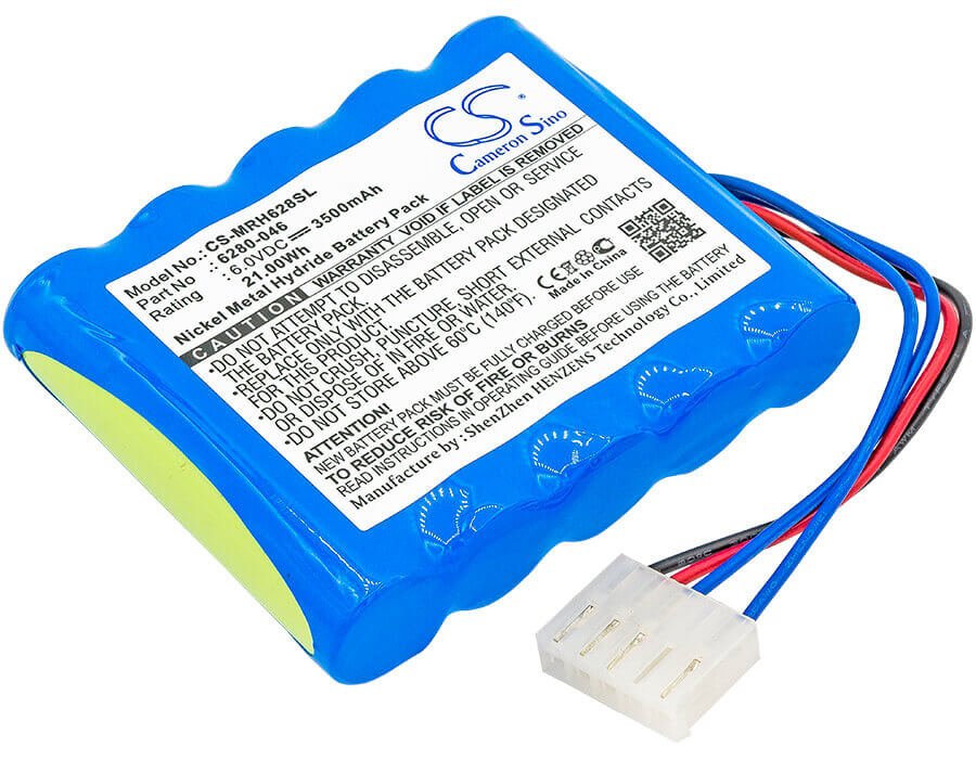 6.0V, Ni-MH, 3500mAh, Batterie d'équipement compatible avec Monarch, 6280-046, BBL, Bbx, 21Wh Équipement, Enquête, Test Cameron Sino Technology Limited