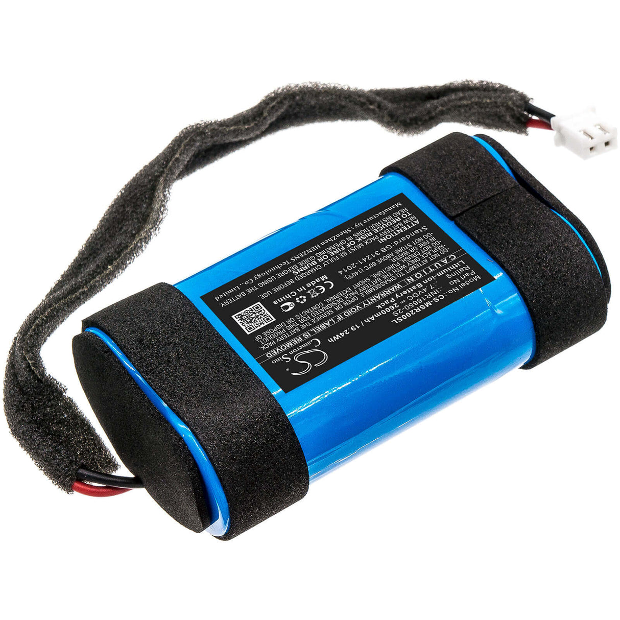 7.4V, Li-ion, 2600mAh, Batterie de haut-parleur compatible avec Monster, Rove 2, 19.24Wh Haut-parleur Cameron Sino Technology Limited