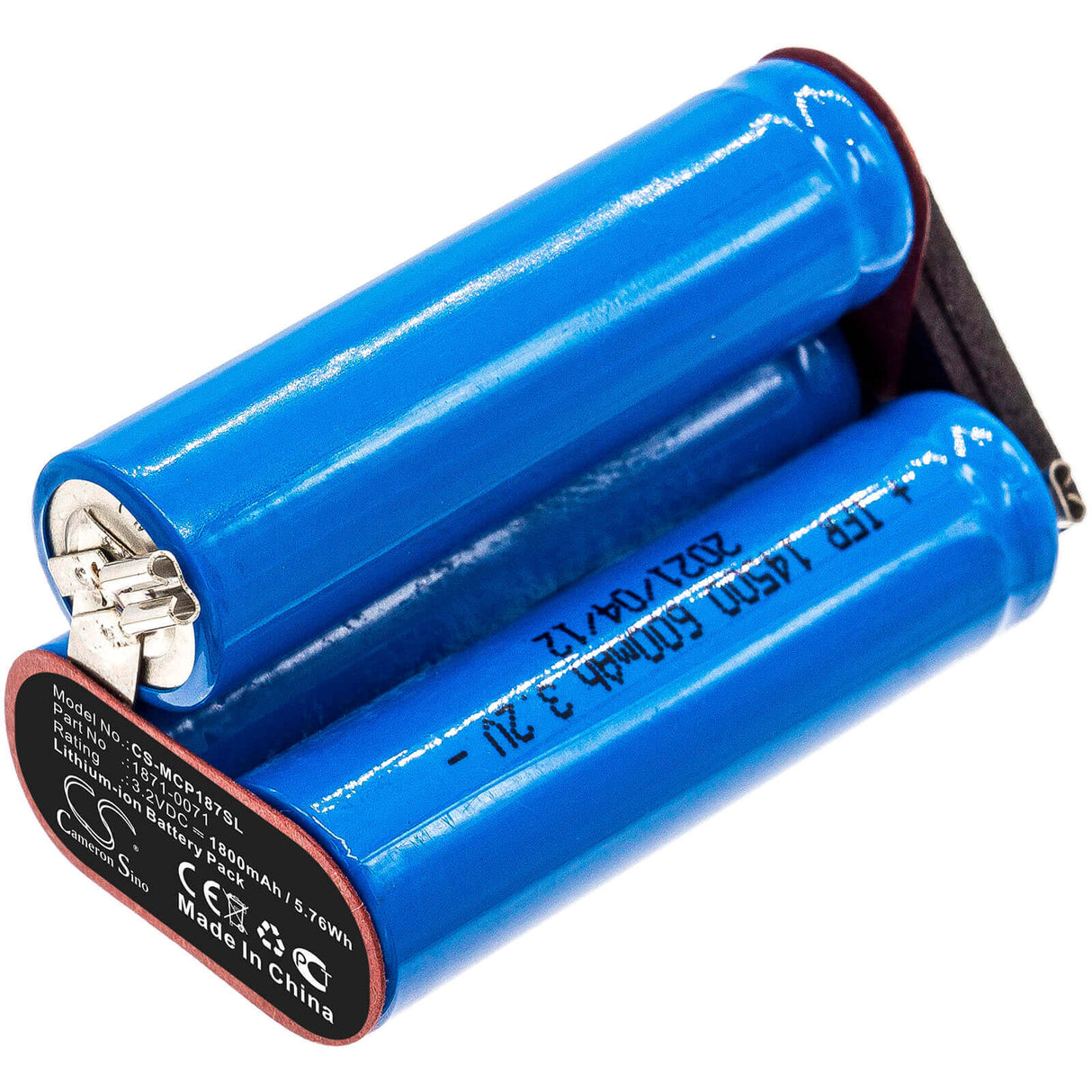 Shaver Battery For Moser, 1871-0071, Chrom Style Pro 1871 3.2v, 1800mah - 5.76wh Shaver Cameron Sino Technology Limited