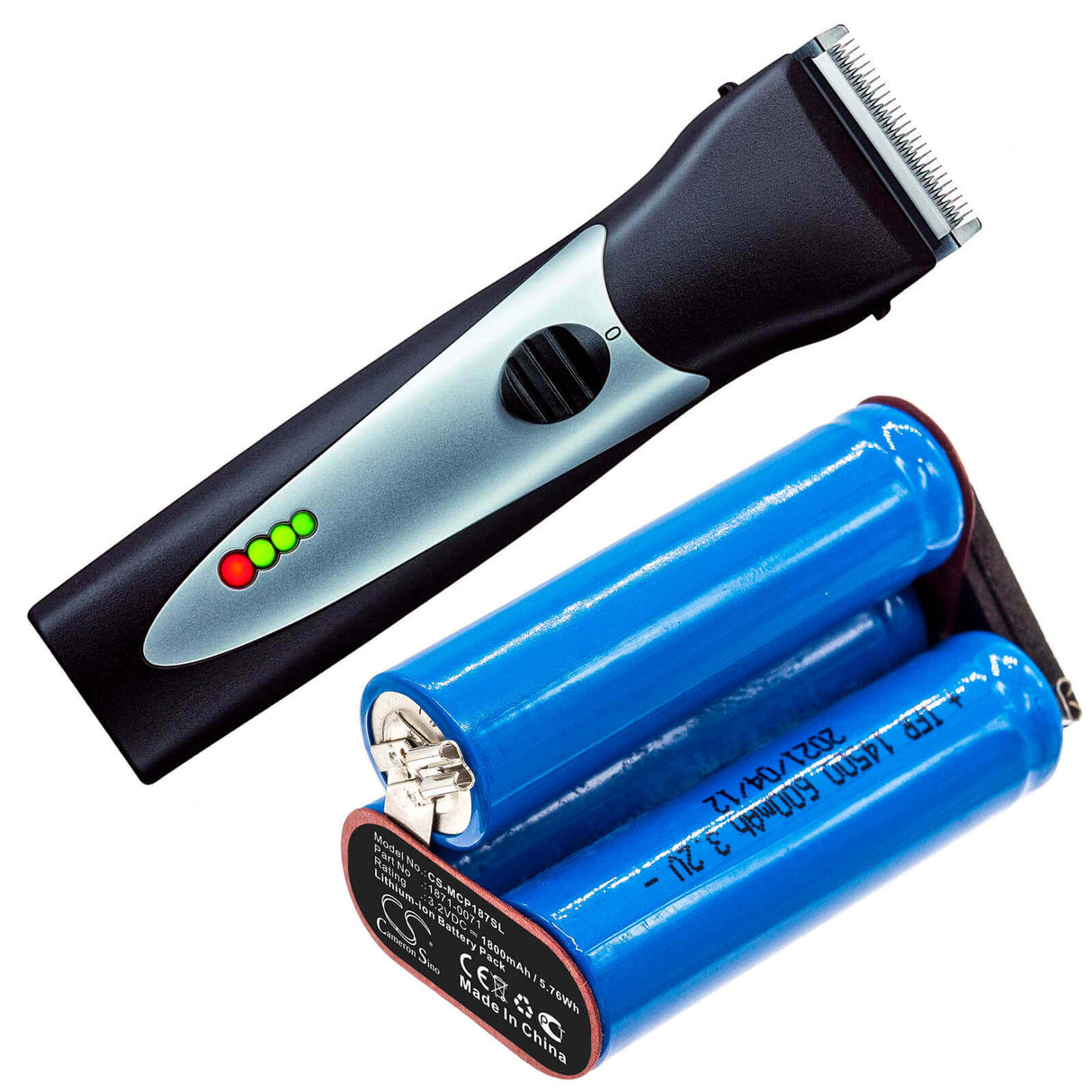 Shaver Battery For Moser, 1871-0071, Chrom Style Pro 1871 3.2v, 1800mah - 5.76wh Shaver Cameron Sino Technology Limited