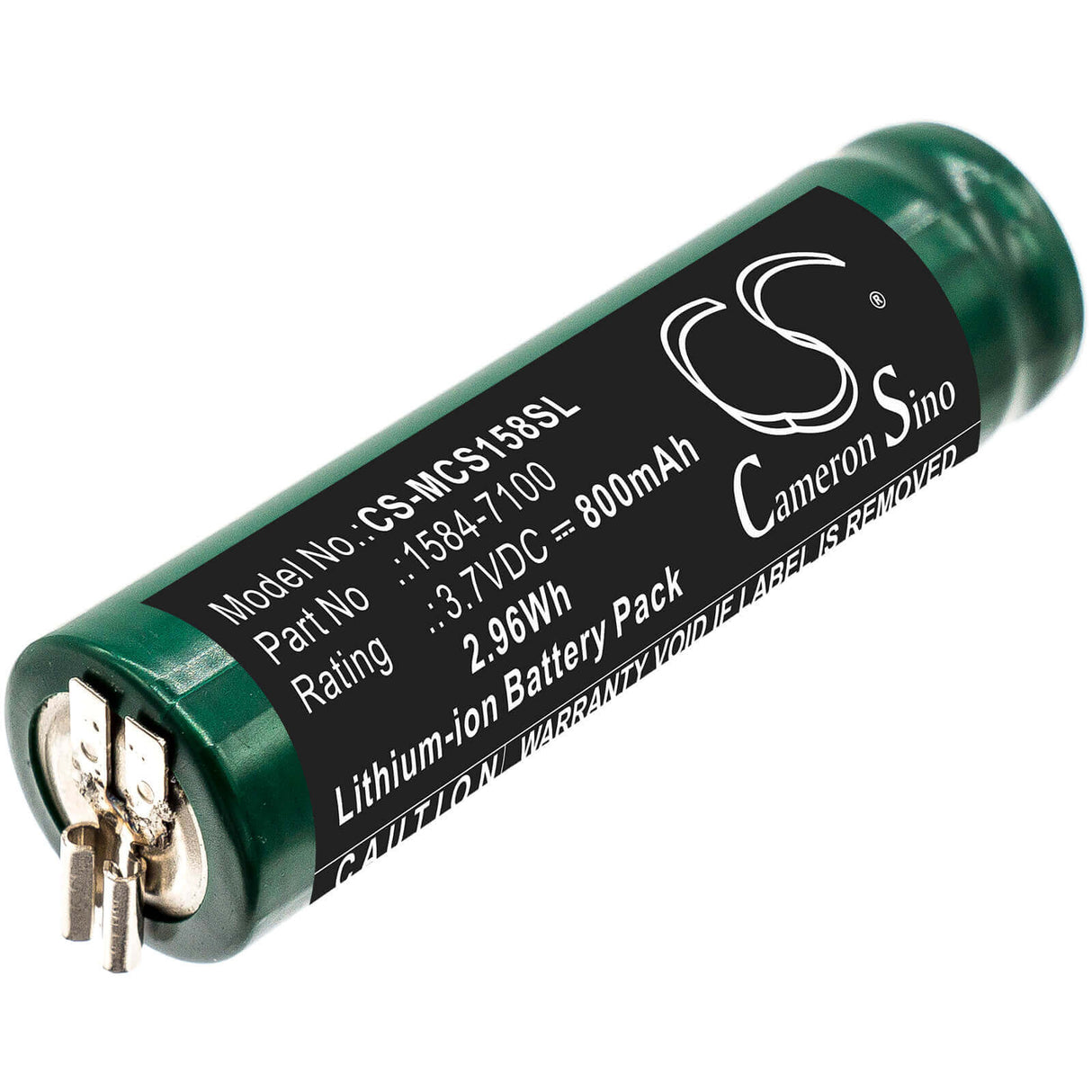 3.7V, Li-ion, 800mAh, Shaver battery fits Moser, 1584-7100, Chromstyle 1584, 2.96Wh Shaver Cameron Sino Technology Limited