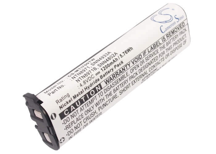 4.8V, Ni-MH, 1200mAh, Two-Way Radio battery fits Motorola, Nntn4190, 53871, Cp100, 5.76Wh Two-Way Radio Cameron Sino Technology Limited