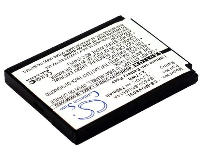 3.7V, Li-ion, 750mAh, SmartPhone battery fits Ngm, 1533266, 1533698, 2.78Wh Mobile, SmartPhone Cameron Sino Technology Limited (Suspended)