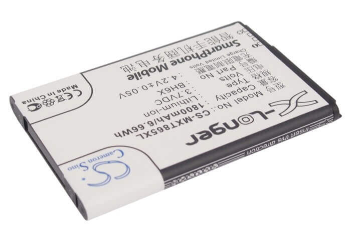 3.7V, Li-ion, 1800mAh, SmartPhone battery fits Verizon, Motorola, Bh6x, A954, Atrix 4g, 6.66Wh Mobile, SmartPhone Cameron Sino Technology Limited (Smartphone)