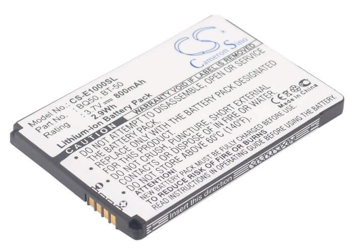 3.7V, Li-ion, 800mAh, SmartPhone battery fits Motorola, Bq50, A1200, A630, 2.96Wh Mobile, SmartPhone Cameron Sino Technology Limited (Smartphone)