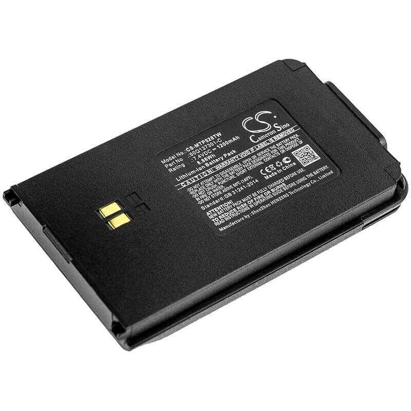 7.4V, Li-ion, 1200mAh, Two-Way Radio battery fits Motorola, 60q137301-c, Clarigo Smp-508, Clarigo Smp-528, 8.88Wh Two-Way Radio Cameron Sino Technology Limited