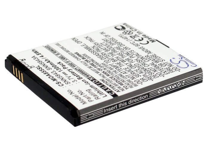 3.7V, Li-ion, 1300mAh, SmartPhone battery fits Sprint, Motorola, T-mobile, Verizon, Bp6x, A855 Sholes Android, A954, 4.81Wh Mobile, SmartPhone Cameron Sino Technology Limited (Smartphone)