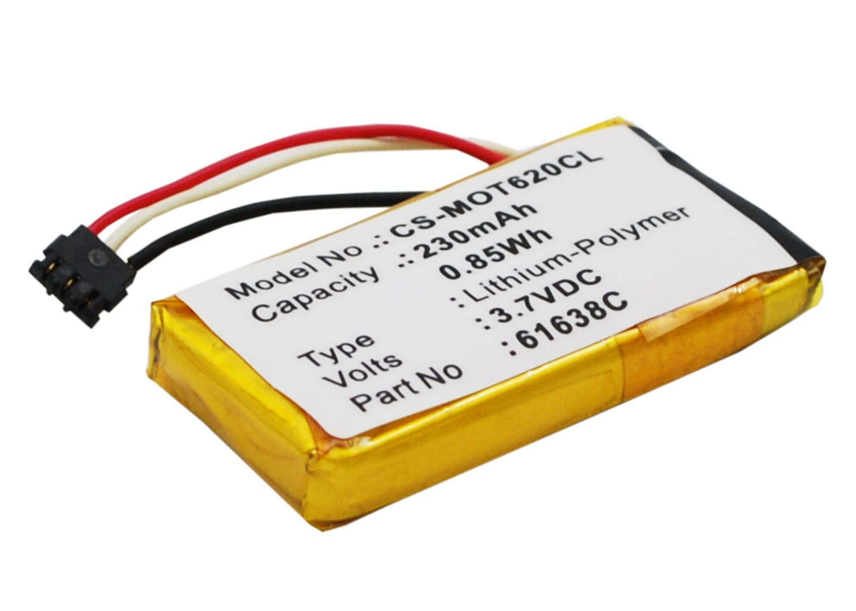 3.7V, Li-Polymer, 230mAh, batterie de téléphone sans fil compatible avec Motorola, Motorola, 61638c, Dect 6.0, It6, 0.851Wh Téléphone sans fil Cameron Sino Technology Limited (Téléphone sans fil)