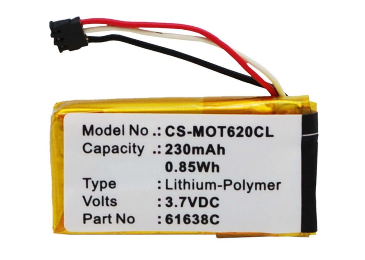 3.7V, Li-Polymer, 230mAh, batterie de téléphone sans fil compatible avec Motorola, Motorola, 61638c, Dect 6.0, It6, 0.851Wh Téléphone sans fil Cameron Sino Technology Limited (Téléphone sans fil)