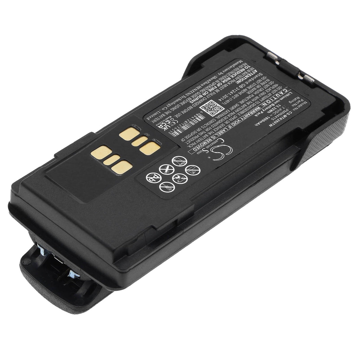 7.4V, Li-ion, 1800mAh, Two-Way Radio battery fits Motorola, Pmnn441, Dp2000, Dp2400, 13.32Wh Two-Way Radio Cameron Sino Technology Limited
