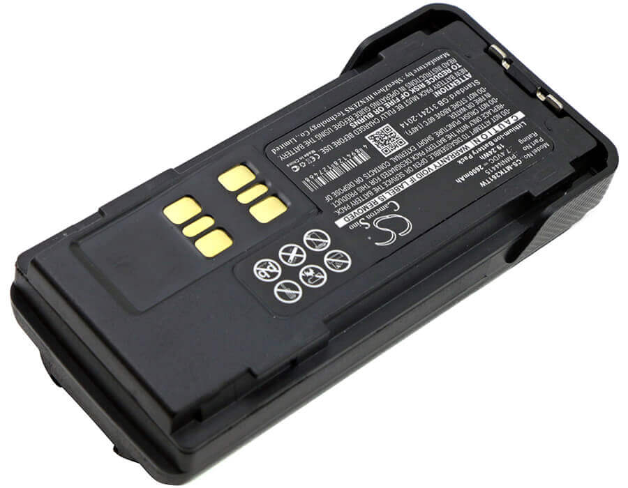 7.4V, Li-ion, 2600mAh, Two-Way Radio battery fits Motorola, Pmnn441, Dp2000, Dp2400, 19.24Wh Two-Way Radio Cameron Sino Technology Limited