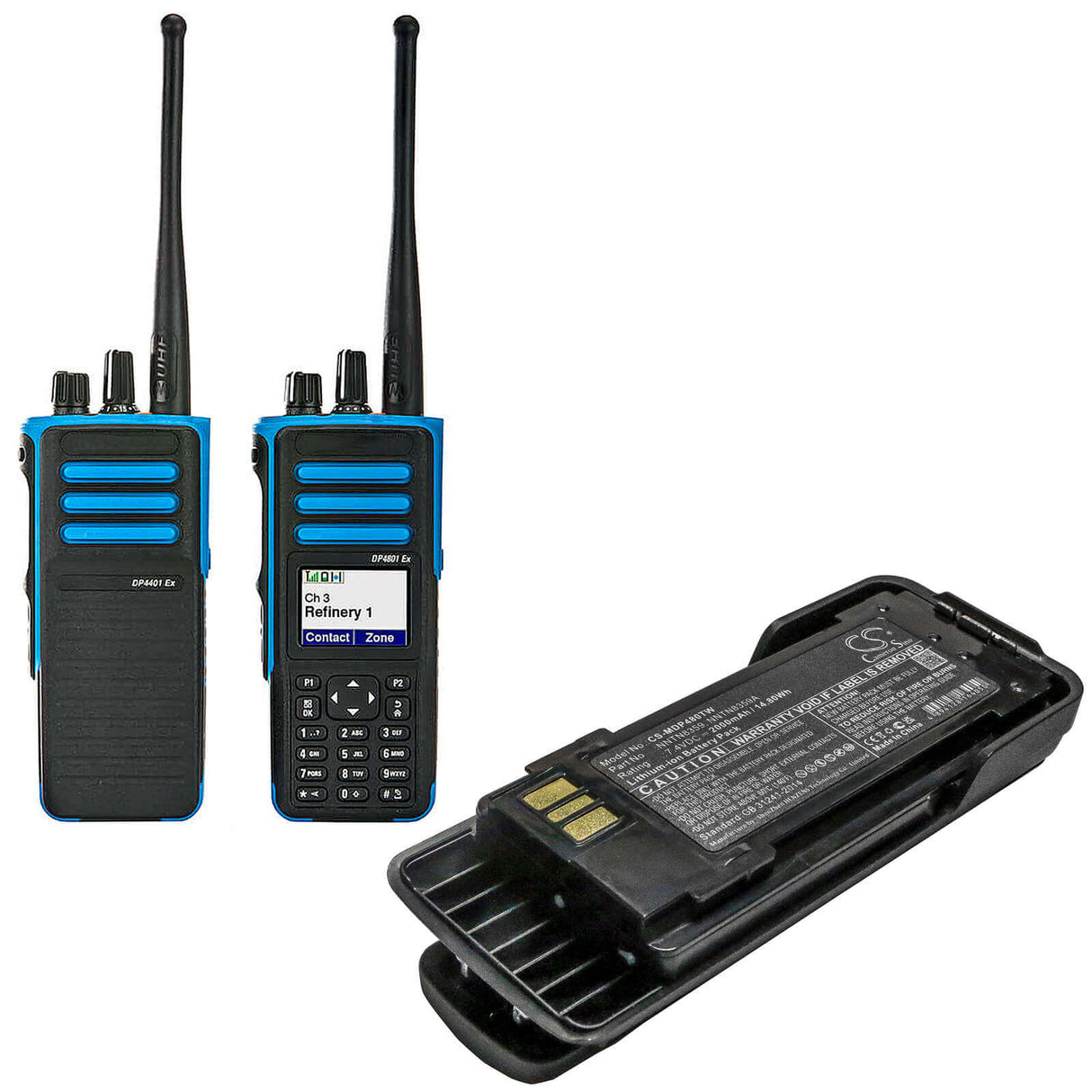 7.4V, Li-ion, 2000mAh, Two-Way Radio battery fits Motorola, XPR7550is, Dgp8550e, Dp4000ex, 14.8Wh Two-Way Radio Cameron Sino Technology Limited