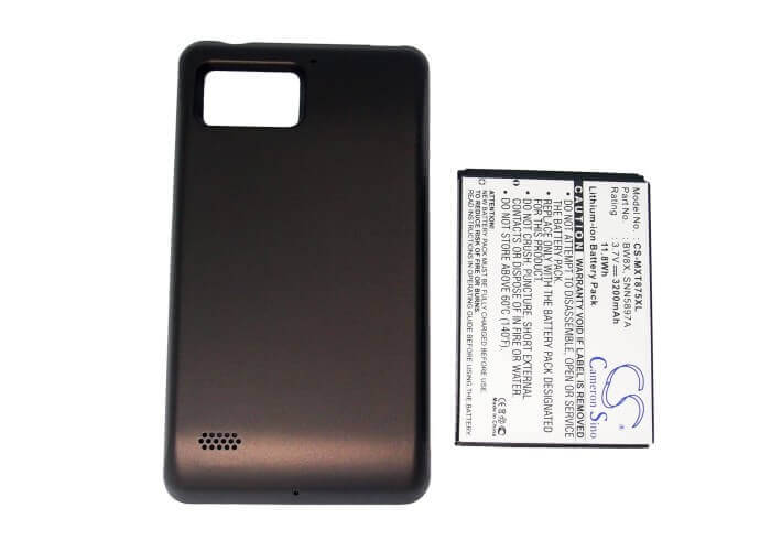 Battery For Motorola Droid Bionic, Atrix 2 3.7v, 3200mah - 11.84wh Batteries for Electronics Cameron Sino Technology Limited (Suspended)