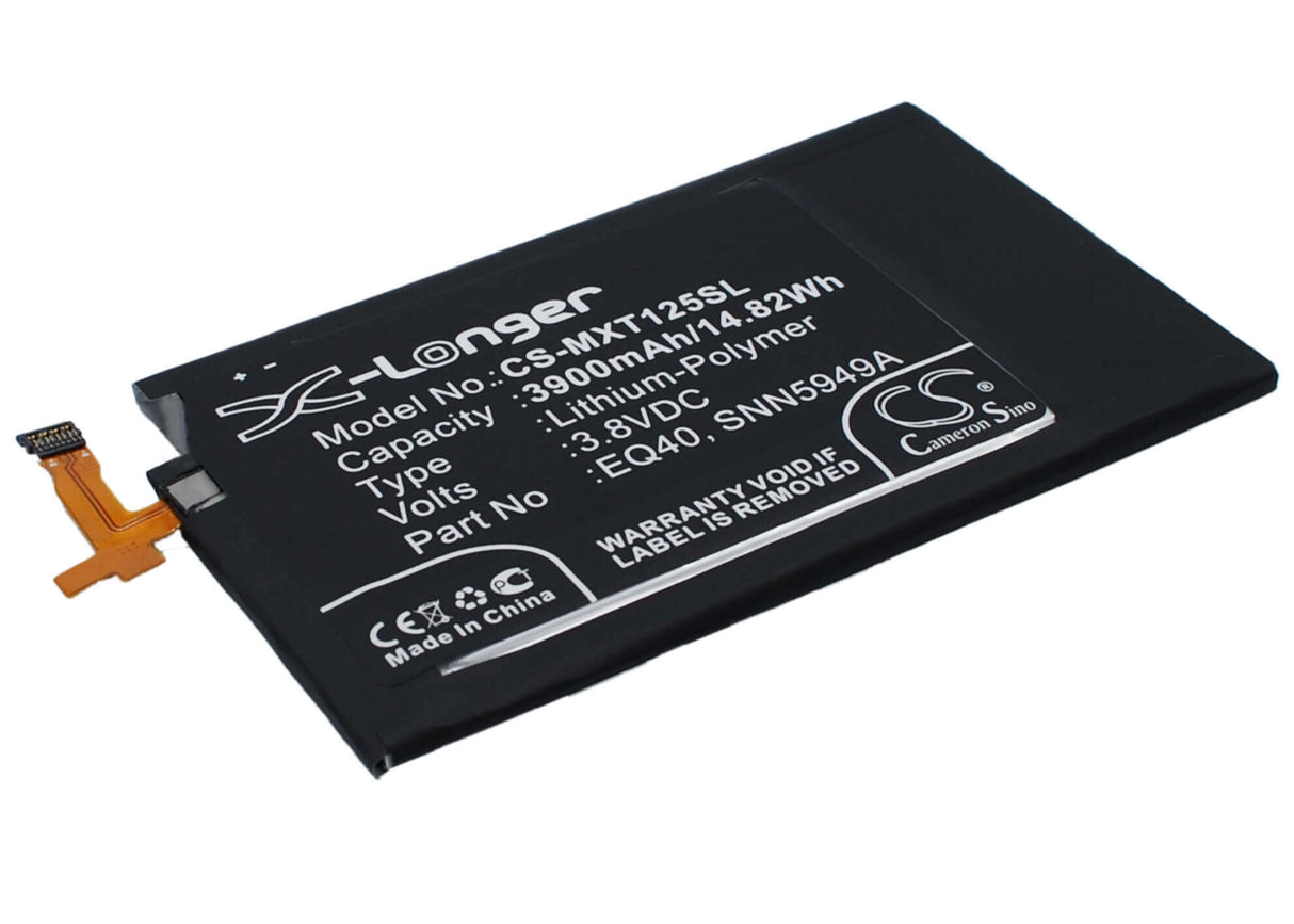 3.8V, Li-Polymer, 3900mAh, SmartPhone battery fits Motorola, Eq40, Droid Turbo, Droid Turbo Lte, 14.82Wh Mobile, SmartPhone Cameron Sino Technology Limited (Smartphone)