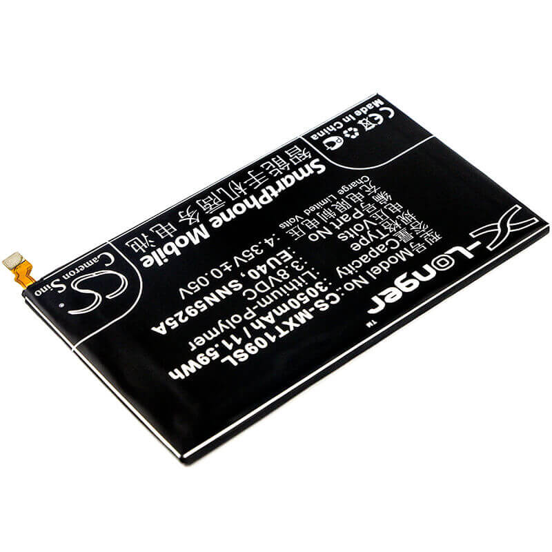 3,8V, Li-Polymère, 3050mAh, batterie de smartphone compatible avec Motorola, Eu40, Droid Maxx, Droid Ultra Xt1080, 11,59Wh Mobile, Smartphone Cameron Sino Technology Limited (Smartphone)