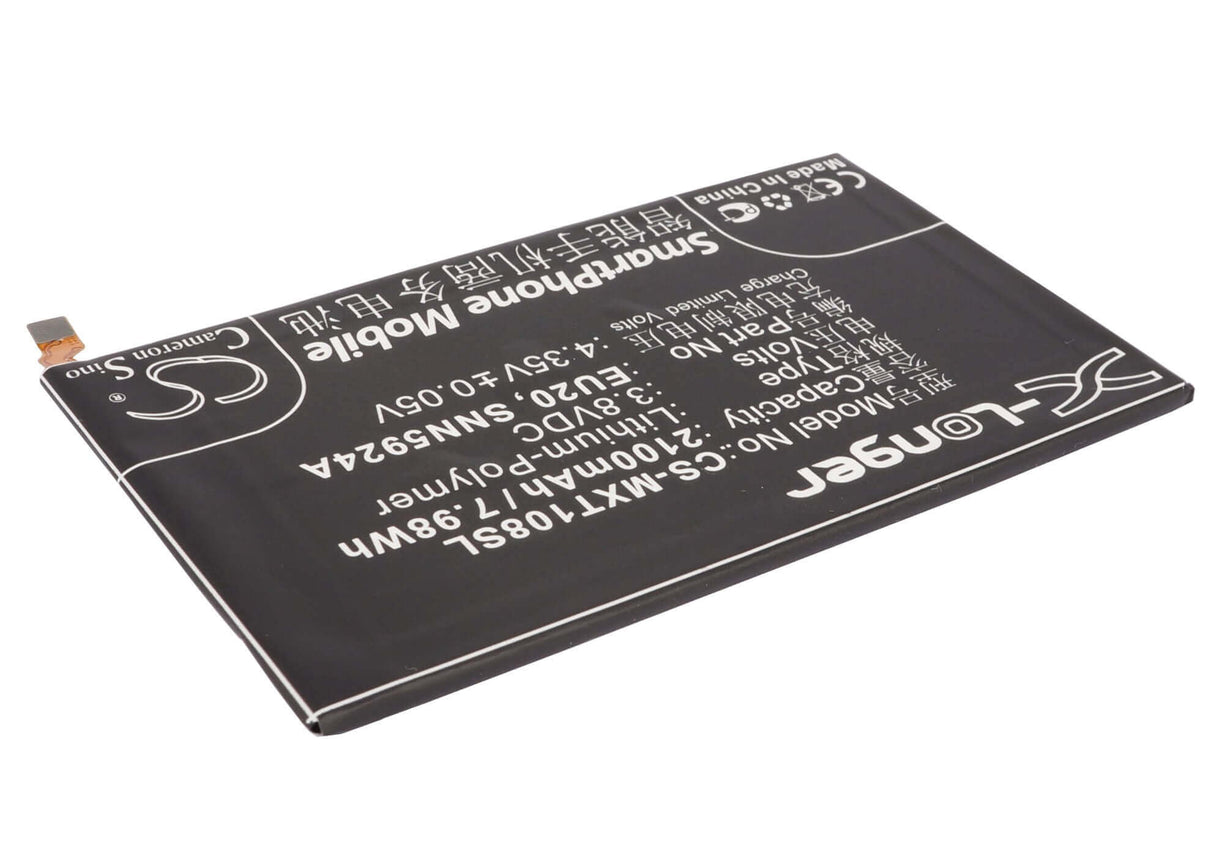 3.8V, Li-Polymer, 2100mAh, SmartPhone battery fits Motorola, Eu20, Droid Maxx, Droid Maxx 4g Lte, 7.98Wh Mobile, SmartPhone Cameron Sino Technology Limited (Smartphone)