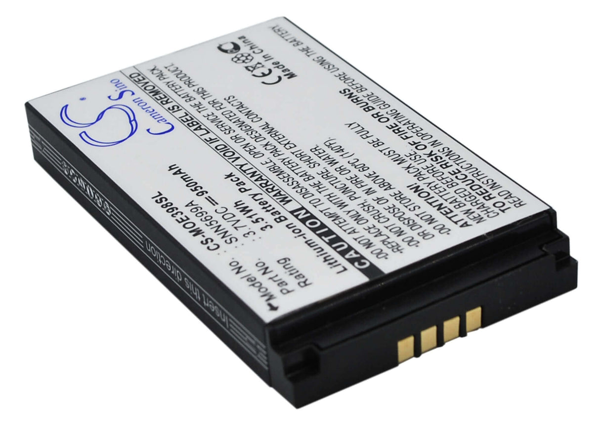 3.7V, Li-ion, 950mAh, SmartPhone battery fits Motorola, Snn5699a, C150, E398, 3.52Wh Mobile, SmartPhone Cameron Sino Technology Limited (Suspended)