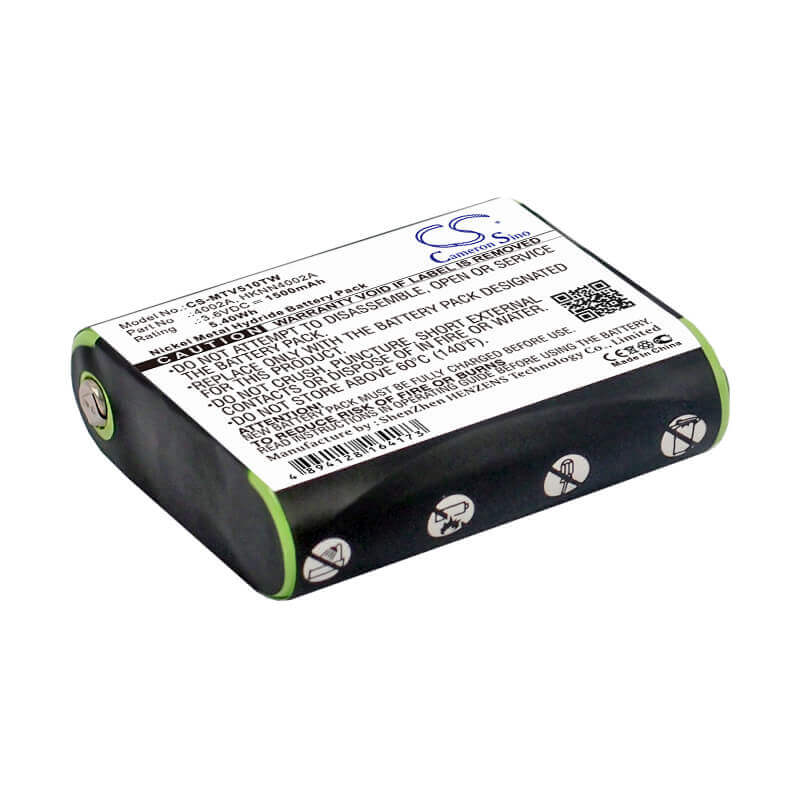 3.6V, Ni-MH, 1500mAh, Two-Way Radio battery fits Motorola, 1532, Em1000, Em1000r, 5.4Wh Two-Way Radio Cameron Sino Technology Limited