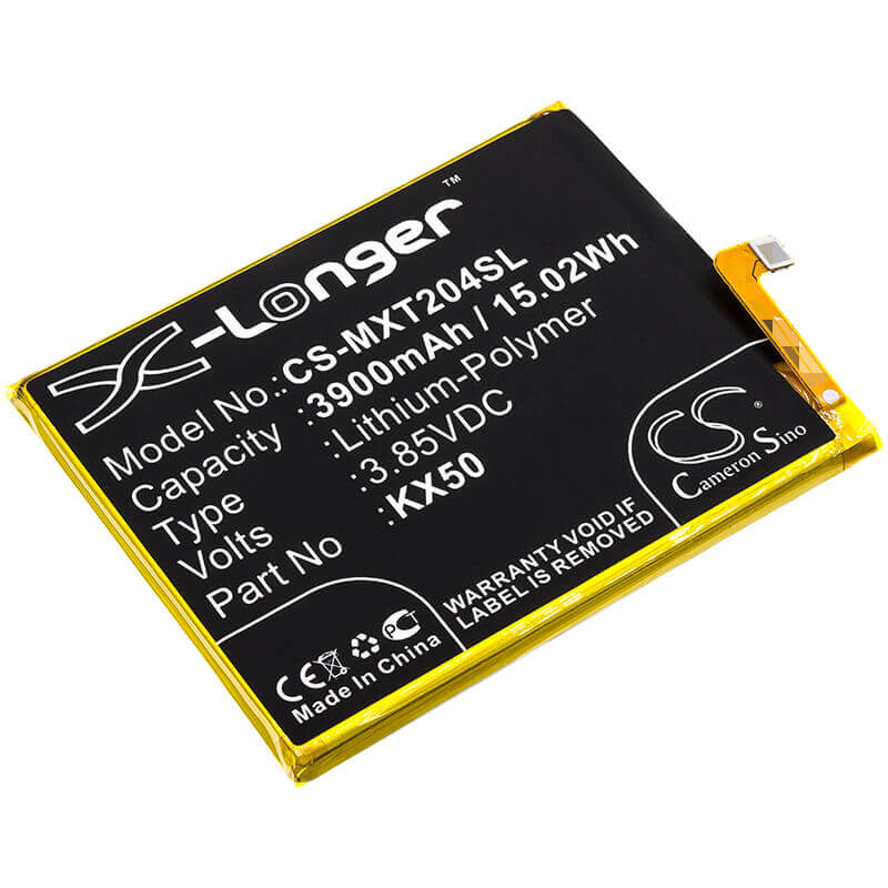 3.85V, Li-Polymer, 3900mAh, SmartPhone battery fits Motorola, Kx50, G Stylus 2020, Moto G Pro, 15.02Wh Mobile, SmartPhone Cameron Sino Technology Limited (Smartphone)