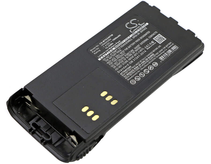 Two-Way Radio Battery For Motorola Gp140, Gp240, Gp280 7.4v, 1800mah - 13.32wh Two-Way Radio Cameron Sino Technology Limited