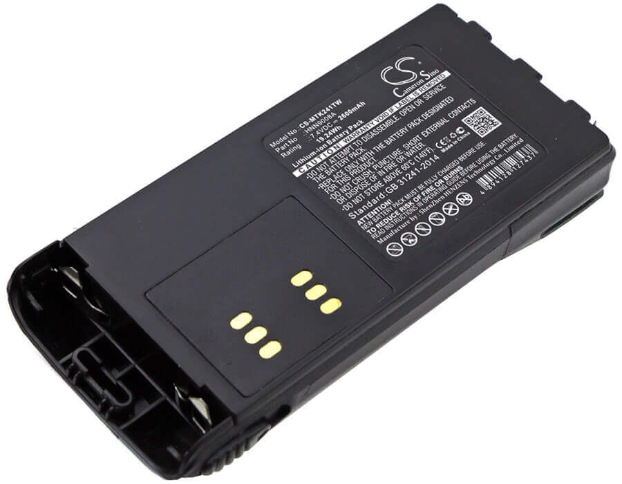 7.4V, Li-ion, 2600mAh, Two-Way Radio battery fits Motorola, Hmnn4151, Gp1280, Gp140, 19.24Wh Two-Way Radio Cameron Sino Technology Limited