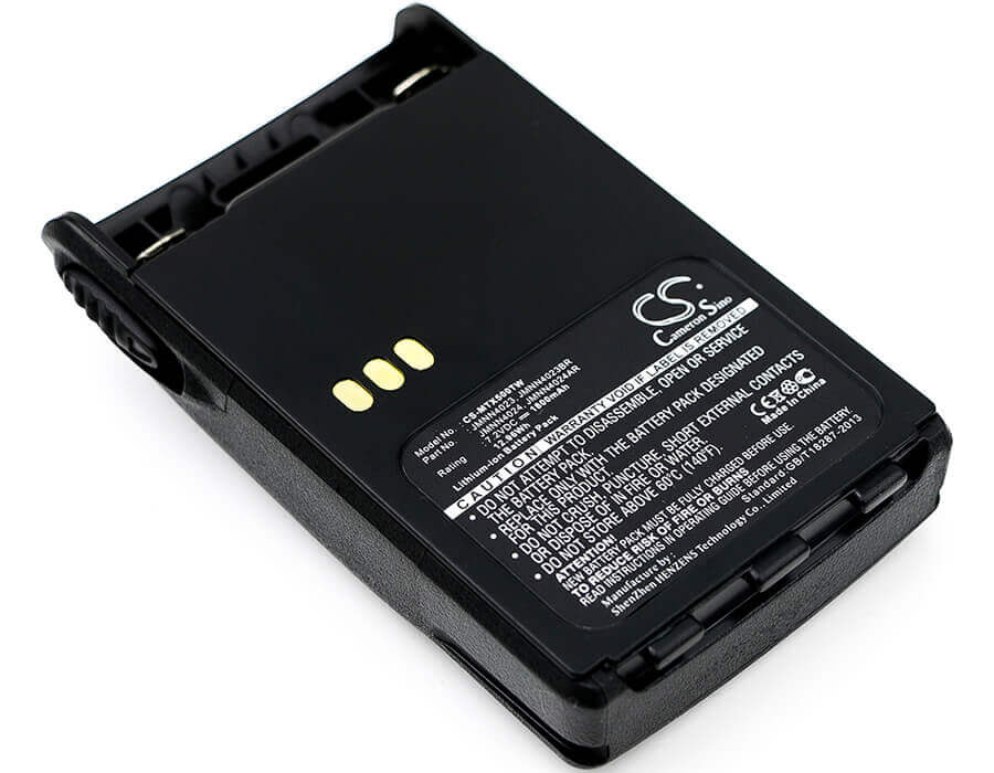 7.2V, Li-ion, 1800mAh, Two-Way Radio battery fits Motorola, Jmnn4023, Ex500, Ex560, 12.96Wh Two-Way Radio Cameron Sino Technology Limited