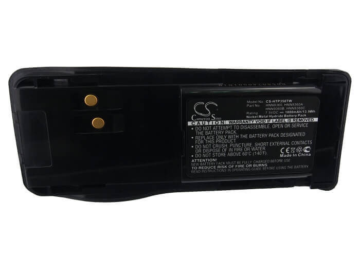 7.5V, Ni-MH, 1800mAh, Two-Way Radio battery fits Motorola, Hnn9360, Gp350, 13.5Wh Two-Way Radio Cameron Sino Technology Limited