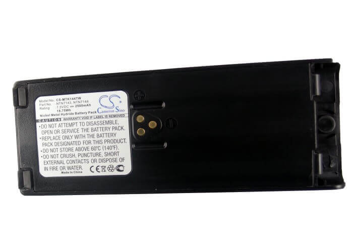 7.5V, Ni-MH, 2500mAh, Two-Way Radio battery fits Motorola, Fug11b, Gp1200, Gp2010, 18.75Wh Two-Way Radio Cameron Sino Technology Limited