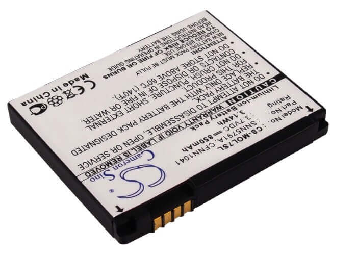 3.7V, Li-ion, 850mAh, SmartPhone battery fits Motorola, 77856, C257, C261, 3.15Wh Mobile, SmartPhone Cameron Sino Technology Limited (Smartphone)