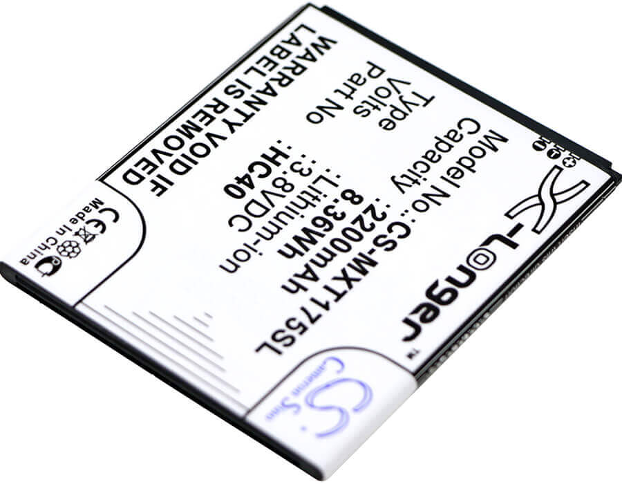 3.8V, Li-ion, 2200mAh, SmartPhone battery fits Motorola, Hc40, M2998, M2c63, 8.36Wh Mobile, SmartPhone Cameron Sino Technology Limited (Smartphone)