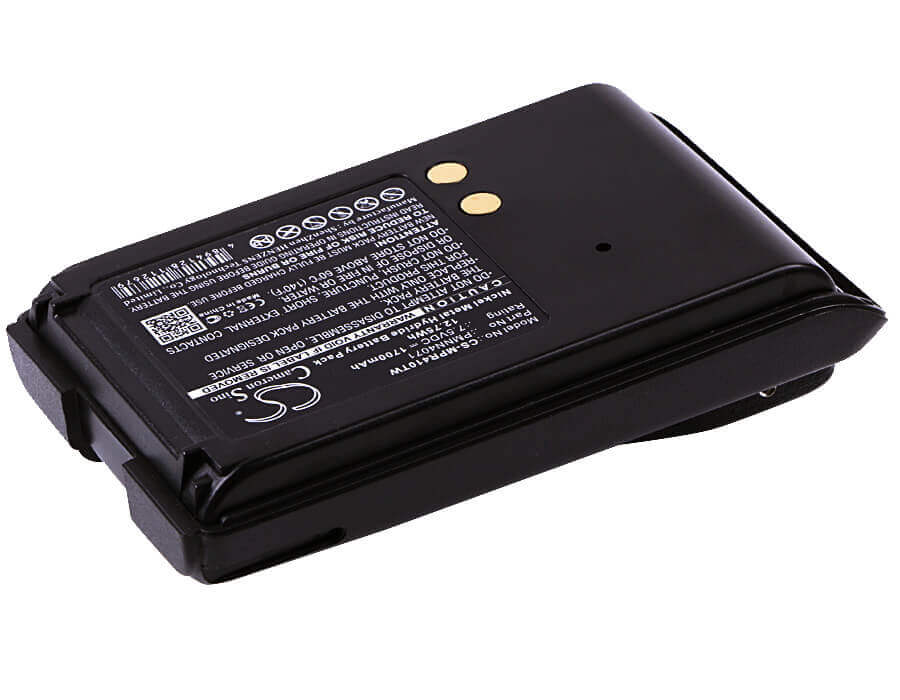7.5V, Ni-MH, 1700mAh, Two-Way Radio battery fits Motorola, Pmnn4071, A6, A8, 12.75Wh Two-Way Radio Cameron Sino Technology Limited