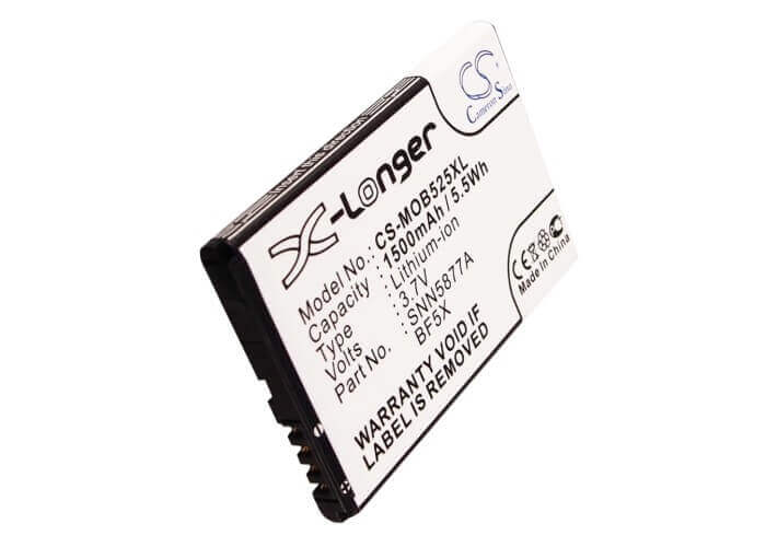 3.7V, Li-ion, 1500mAh, SmartPhone battery fits Motorola, Bf5x, Bravo, Defy, 5.55Wh Mobile, SmartPhone Cameron Sino Technology Limited (Smartphone)