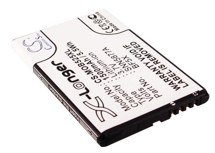 3.7V, Li-ion, 1500mAh, SmartPhone battery fits Motorola, Bf5x, Bravo, Defy, 5.55Wh Mobile, SmartPhone Cameron Sino Technology Limited (Smartphone)