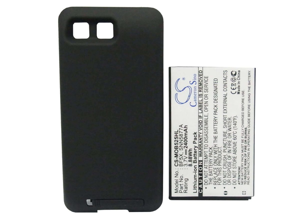 3.7V, Li-ion, 2400mAh, SmartPhone battery fits Motorola, Bf5x, Defy, Mb520, 8.88Wh Mobile, SmartPhone Cameron Sino Technology Limited (Smartphone)
