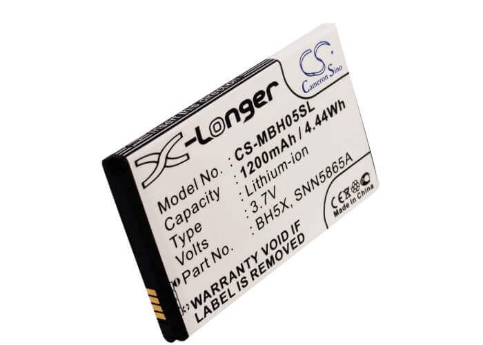 3.7V, Li-ion, 1200mAh, SmartPhone battery fits Motorola, Bh5x, Daytona, Droid X, 4.44Wh Mobile, SmartPhone Cameron Sino Technology Limited (Smartphone)