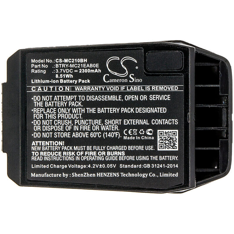 Barcode Scanner Battery For Motorola, Mc21, Mc2100, Mc2180 3.7v, 2300mah - 8.51wh Barcode Scanner Cameron Sino Technology Limited