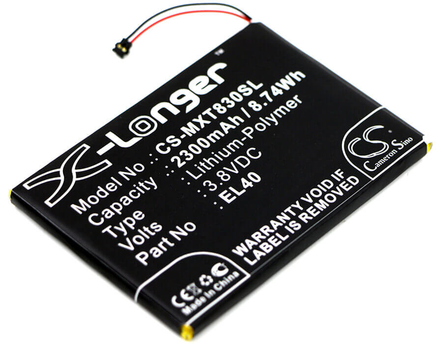 3.8V, Li-Polymer, 2300mAh, SmartPhone battery fits Motorola, El40, Moto E Xt1019, Xt1019, 8.74Wh Mobile, SmartPhone Cameron Sino Technology Limited (Smartphone)