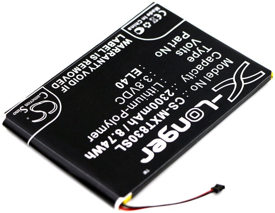 3.8V, Li-Polymer, 2300mAh, SmartPhone battery fits Motorola, El40, Moto E Xt1019, Xt1019, 8.74Wh Mobile, SmartPhone Cameron Sino Technology Limited (Smartphone)