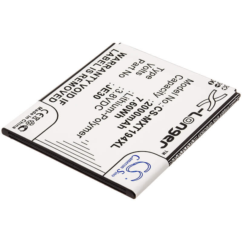 3.8V, Li-Polymer, 2000mAh, SmartPhone battery fits Motorola, Je30, Moto E5 Play Go Edition, Moto E5 Play Go Edition Dual S, 7.6Wh Mobile, SmartPhone Cameron Sino Technology Limited (Smartphone)