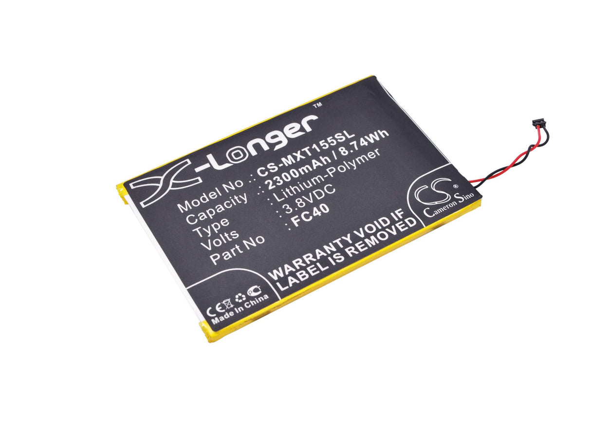 3.8V, Li-Polymer, 2300mAh, SmartPhone battery fits Motorola, Fc40, Moto G 2015, Moto G 3rd Gen, 8.74Wh Mobile, SmartPhone Cameron Sino Technology Limited (Smartphone)
